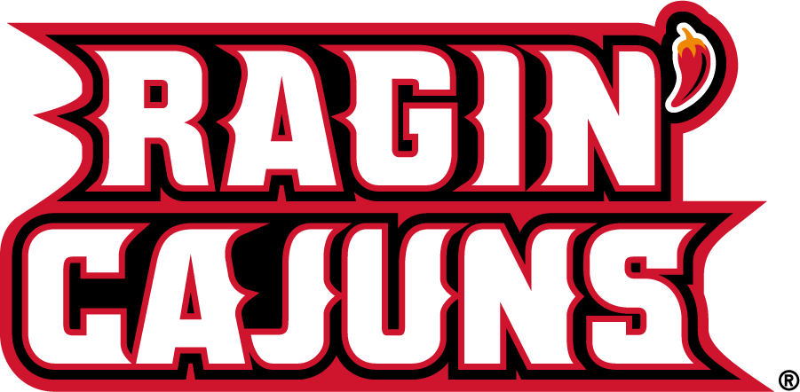Louisiana Ragin Cajuns 2013-2015 Wordmark Logo diy iron on heat transfer...